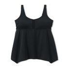 Longer-Length Handkerchief Hem Tankini Top image number null