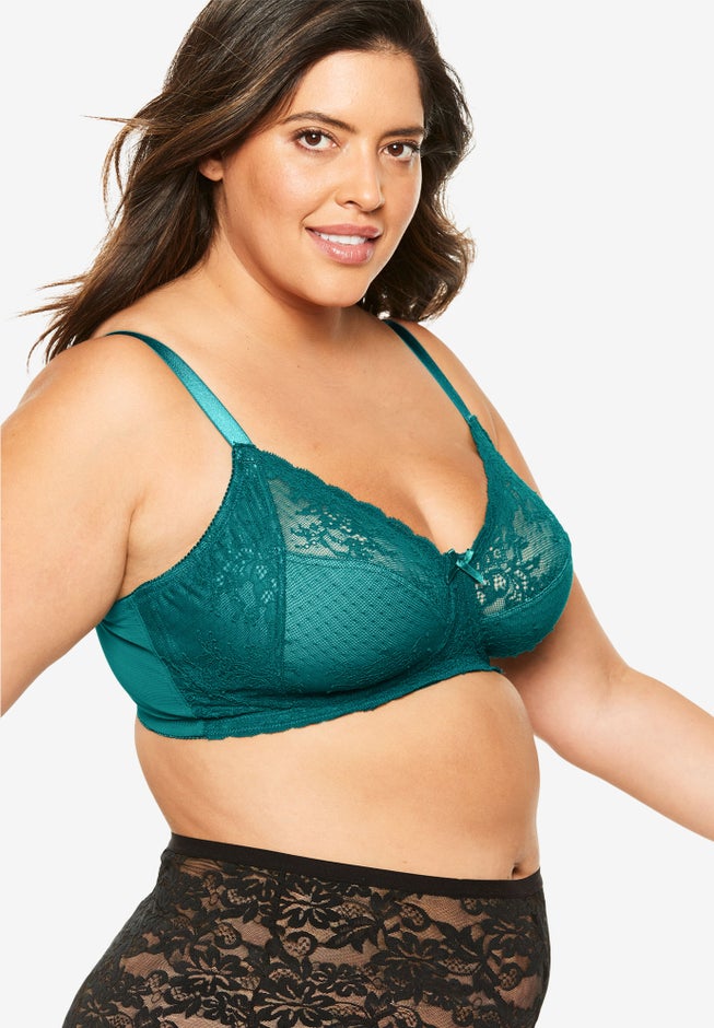 Smooth Lace Wireless Bra  image number 2