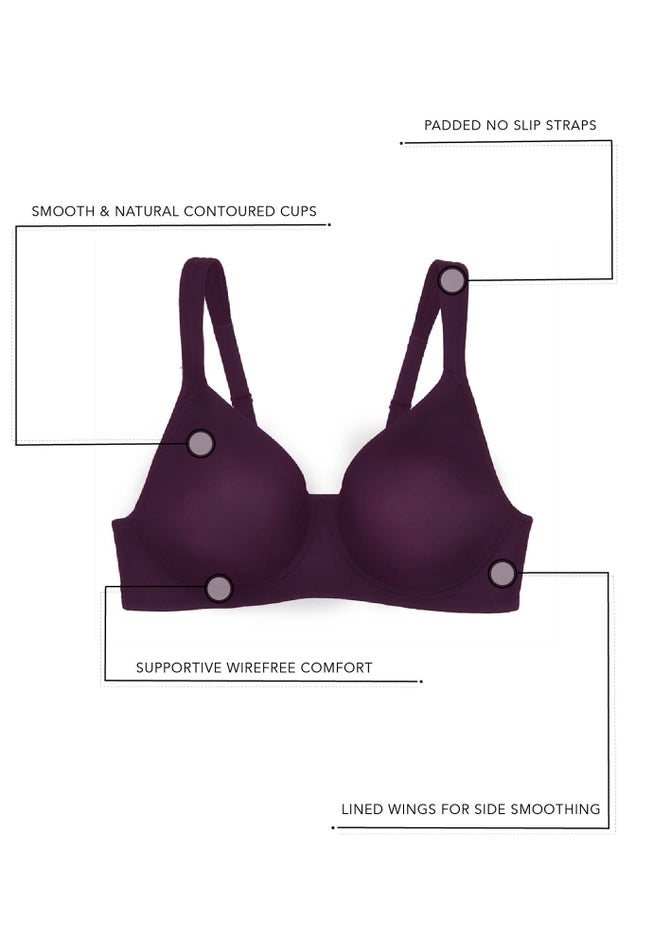 Brigitte Seamless Wireless T-shirt Bra 5042 image number 4