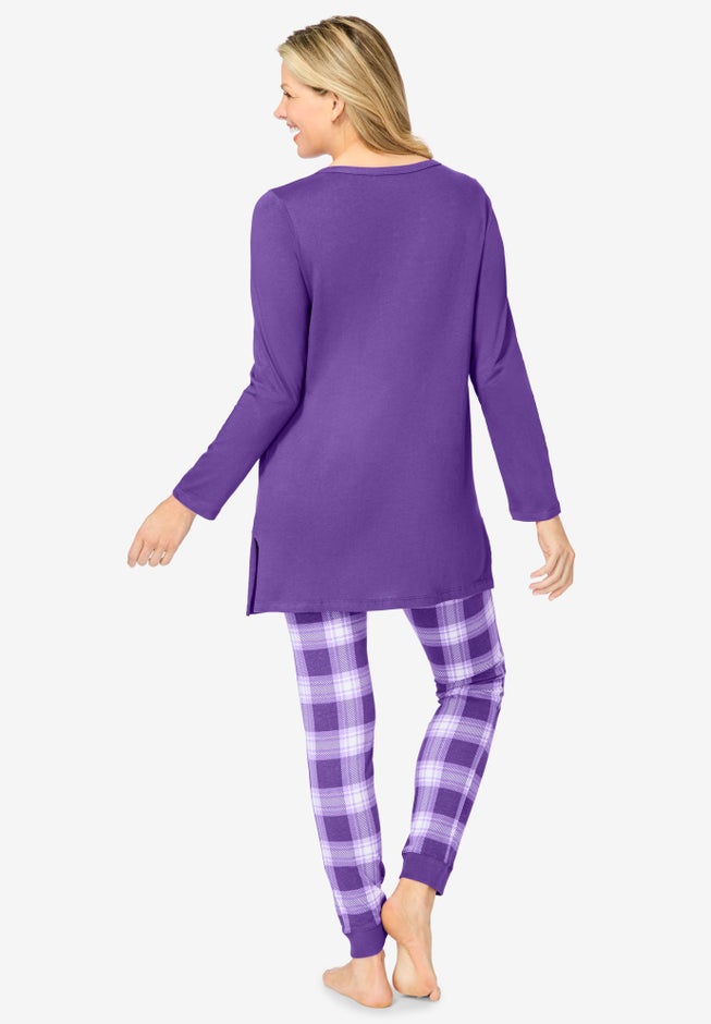 Henley Tunic & Jogger PJ Set image number 1