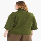 Wide-Sleeve Turtleneck Sweater image number 2
