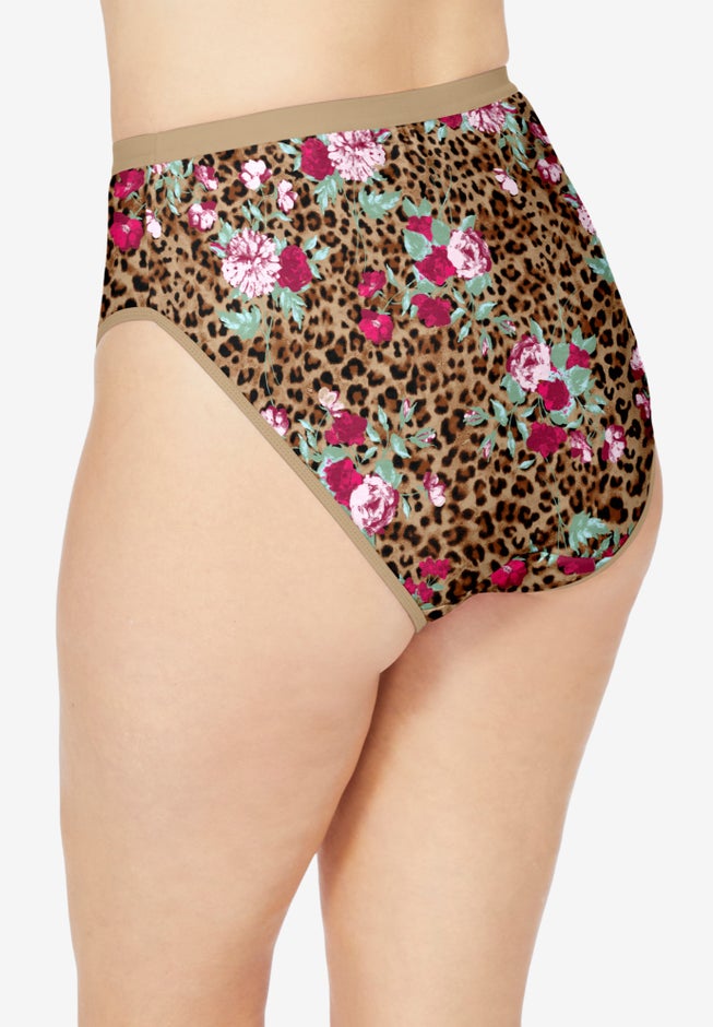 Hi-Cut Cotton/Spandex Panty 3-Pack image number 1