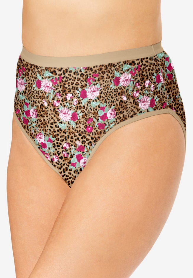 Hi-Cut Cotton/Spandex Panty 3-Pack image number 2
