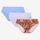 Hi-Cut Cotton/Spandex Panty 3-Pack image number 0