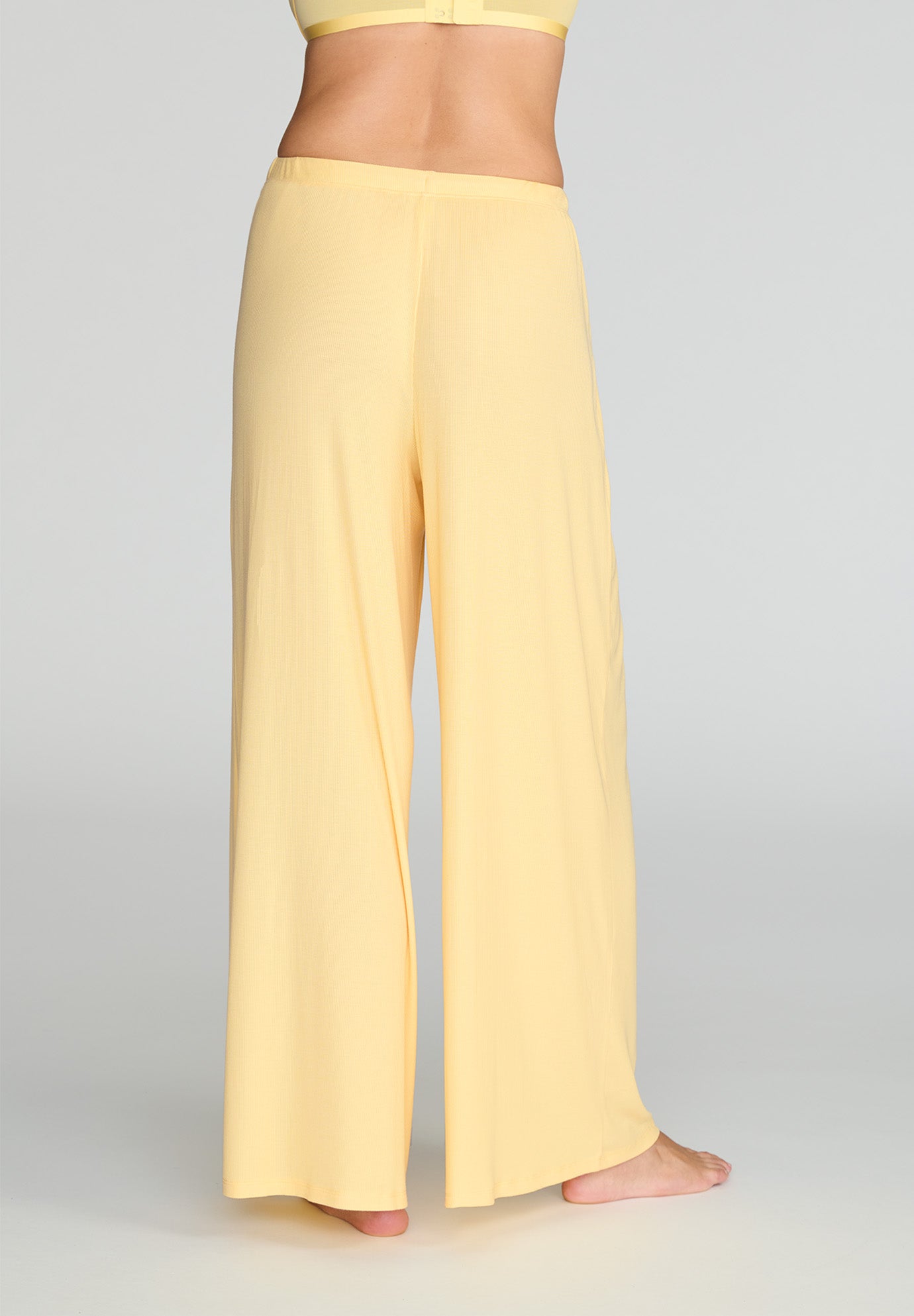 The Drawstring Pant - Modal Silk Rib image number 2