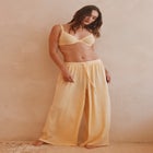 The Drawstring Pant - Modal Silk Rib image number null