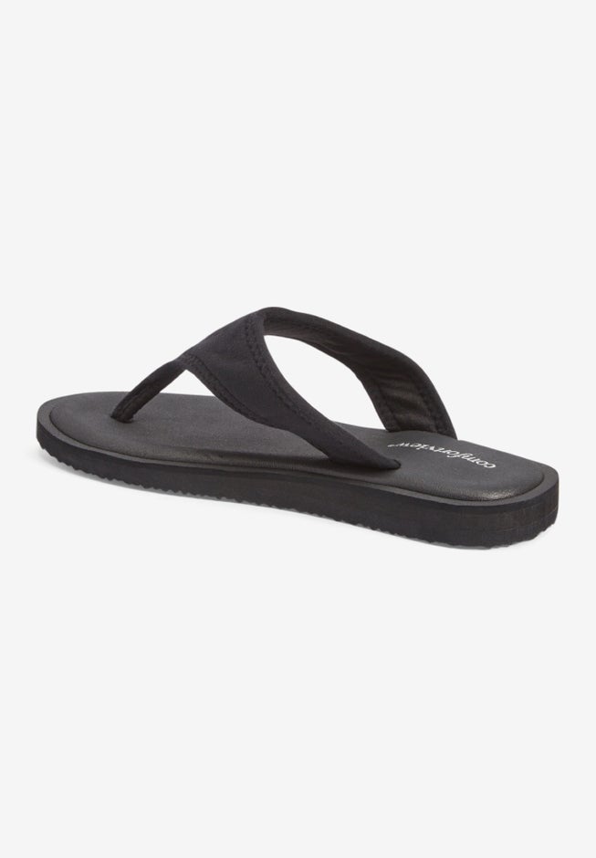The Sylvia Soft Footbed Thong Slip On Sandal image number 1