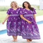 Long Crinkle Cotton Lounger image number null