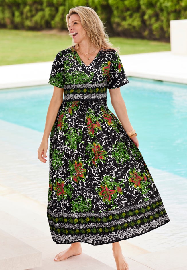 Long Crinkle Cotton Lounger image number 6