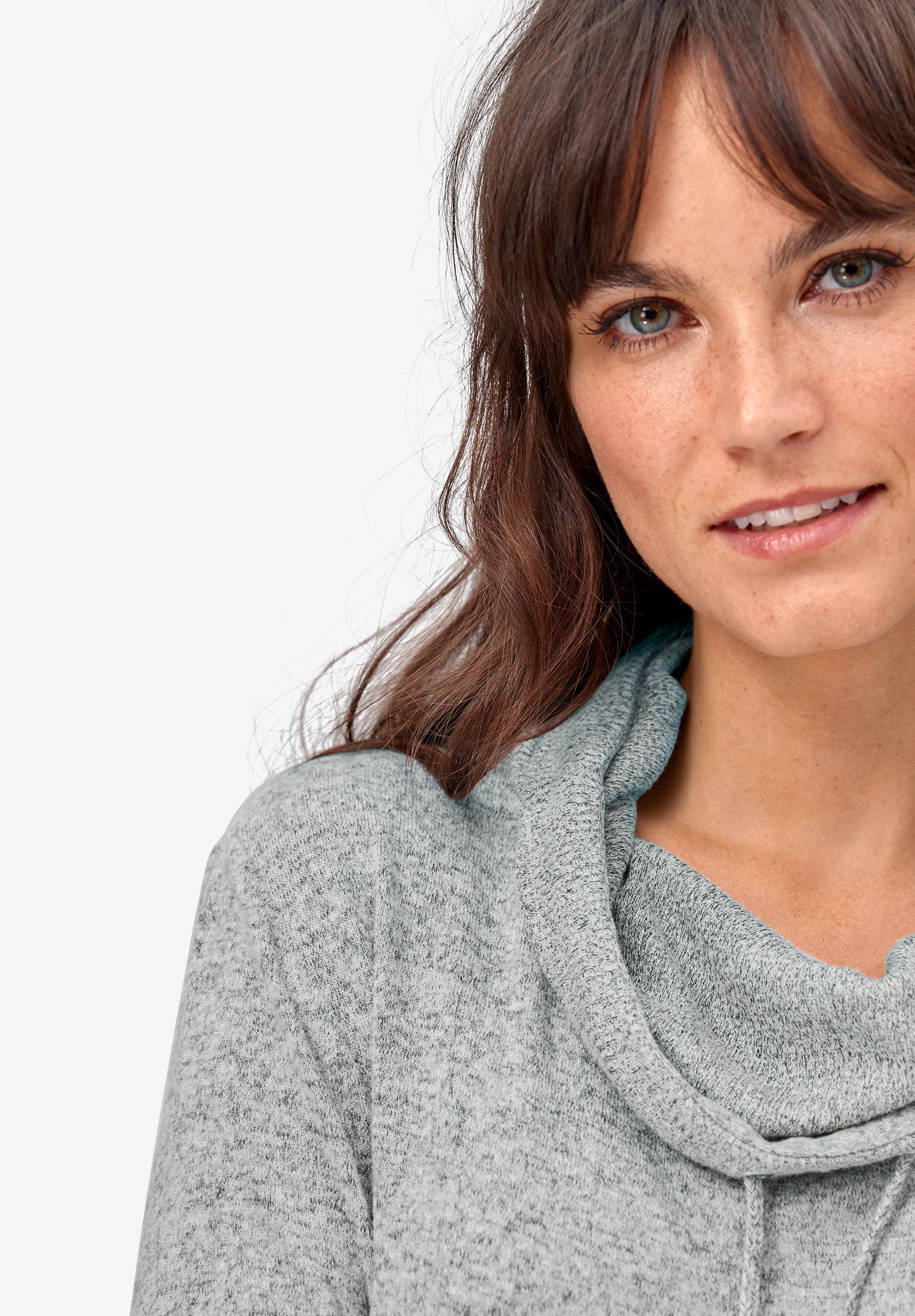 Funnel-Neck Lounge Sweatshirt Tunic image number 2