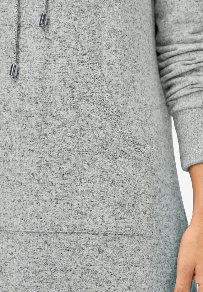 Funnel-Neck Lounge Sweatshirt Tunic image number 3