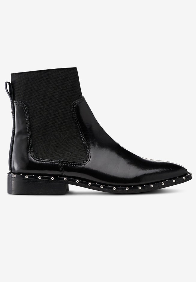 Patent Leather Studded Bootie image number null