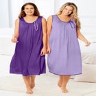 2-Pack Sleeveless Nightgown image number null