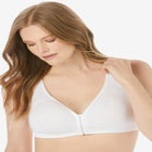 Wireless Front-Close Cotton Comfort Bra image number null