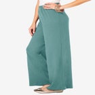 Plus Size Pull-On Wide Leg Soft Knit Pant image number null