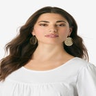 Filigree Drop Earring image number 0