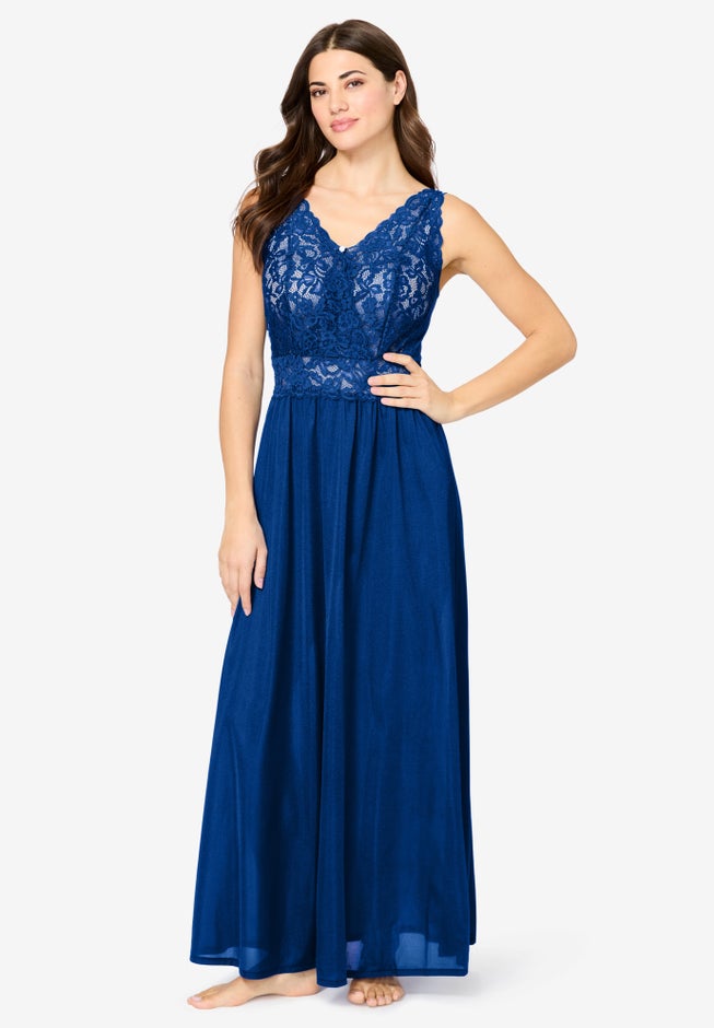 Amoureuse&reg; Peignoir 2-Piece Tricot Gown & Robe image number 3