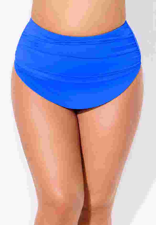 Shirred Sarong Skirt Swim Brief image number 0