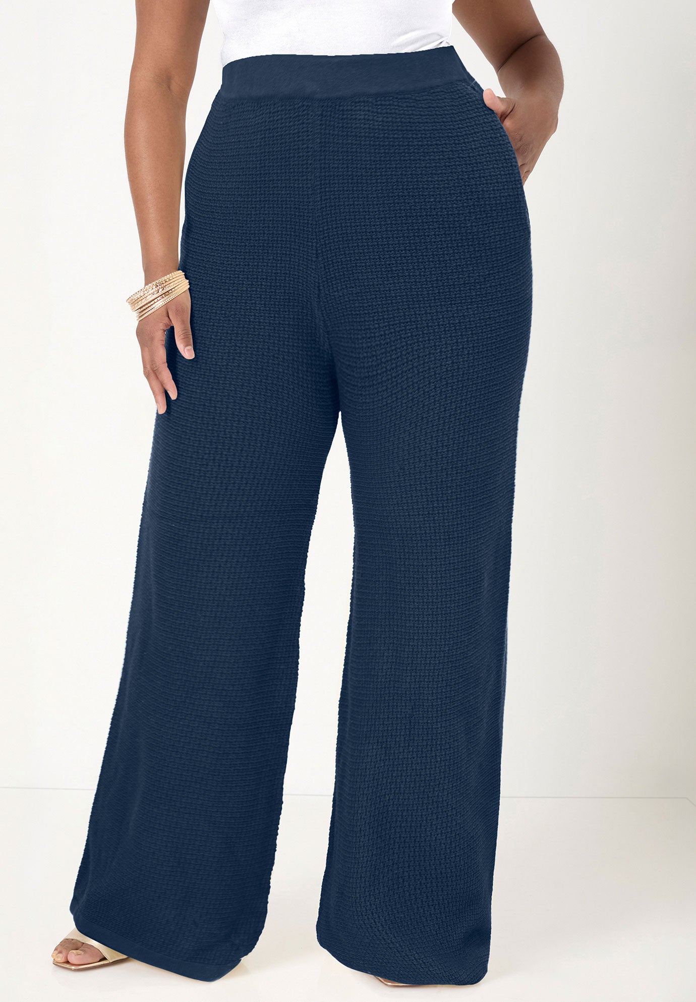 Knitted Sweater Pants image number 0