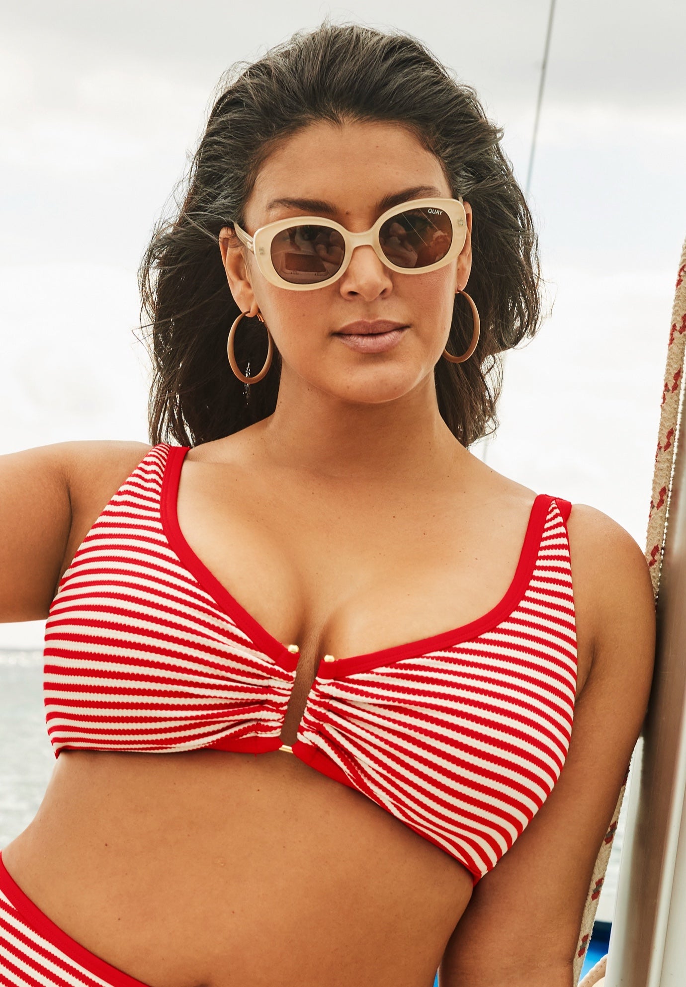 Metallic Lurex U-Wire Bikini Top image number 0