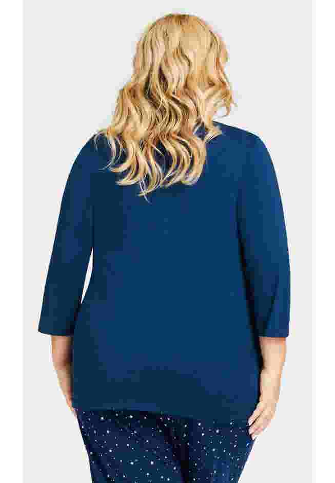 3/4 Sleeve Dream Big Sleep Top image number 1
