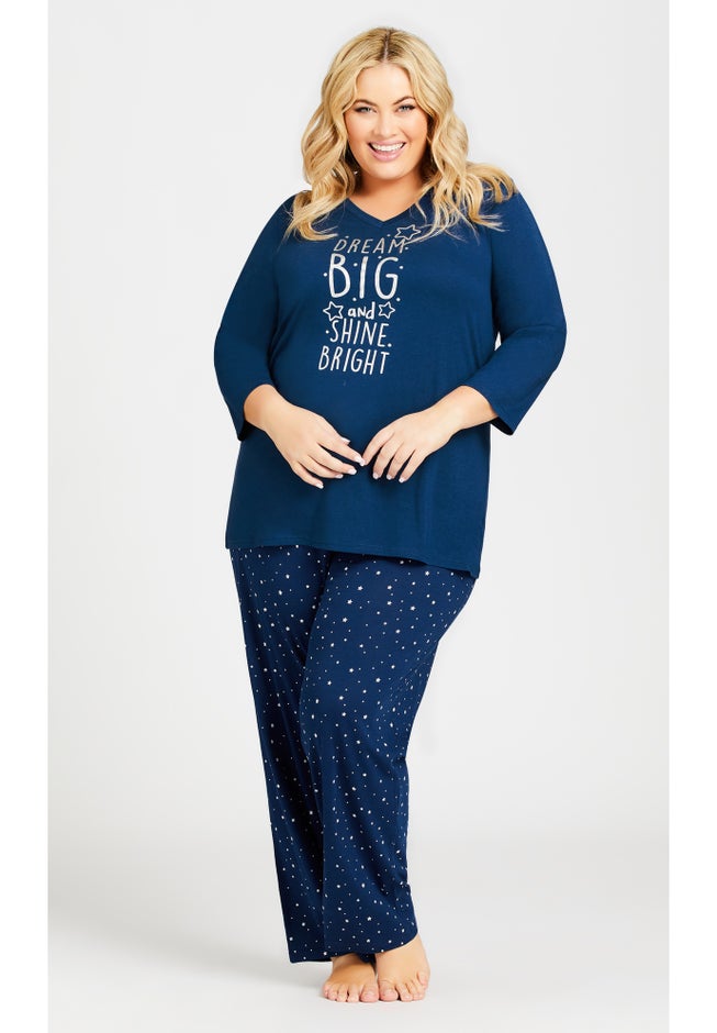 3/4 Sleeve Dream Big Sleep Top image number 3