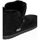 Faux Fur Slip On Buckle Bootie image number null