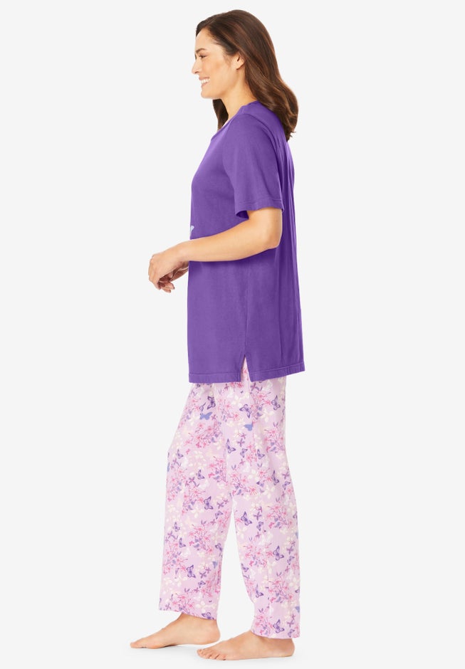 Graphic Tee PJ Set image number 3