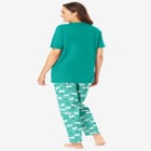 Graphic Tee Pure Cotton PJ Set image number null