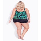 3 Tiered Print Tankini Top image number null