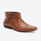 The Terri Leather Bootie image number null