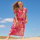 V-Neck Short Sleeve Maxi T-Shirt Lounger image number null