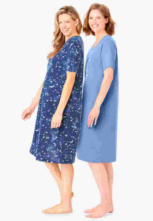 2-Pack Short-Sleeve Sleepshirt image number 3