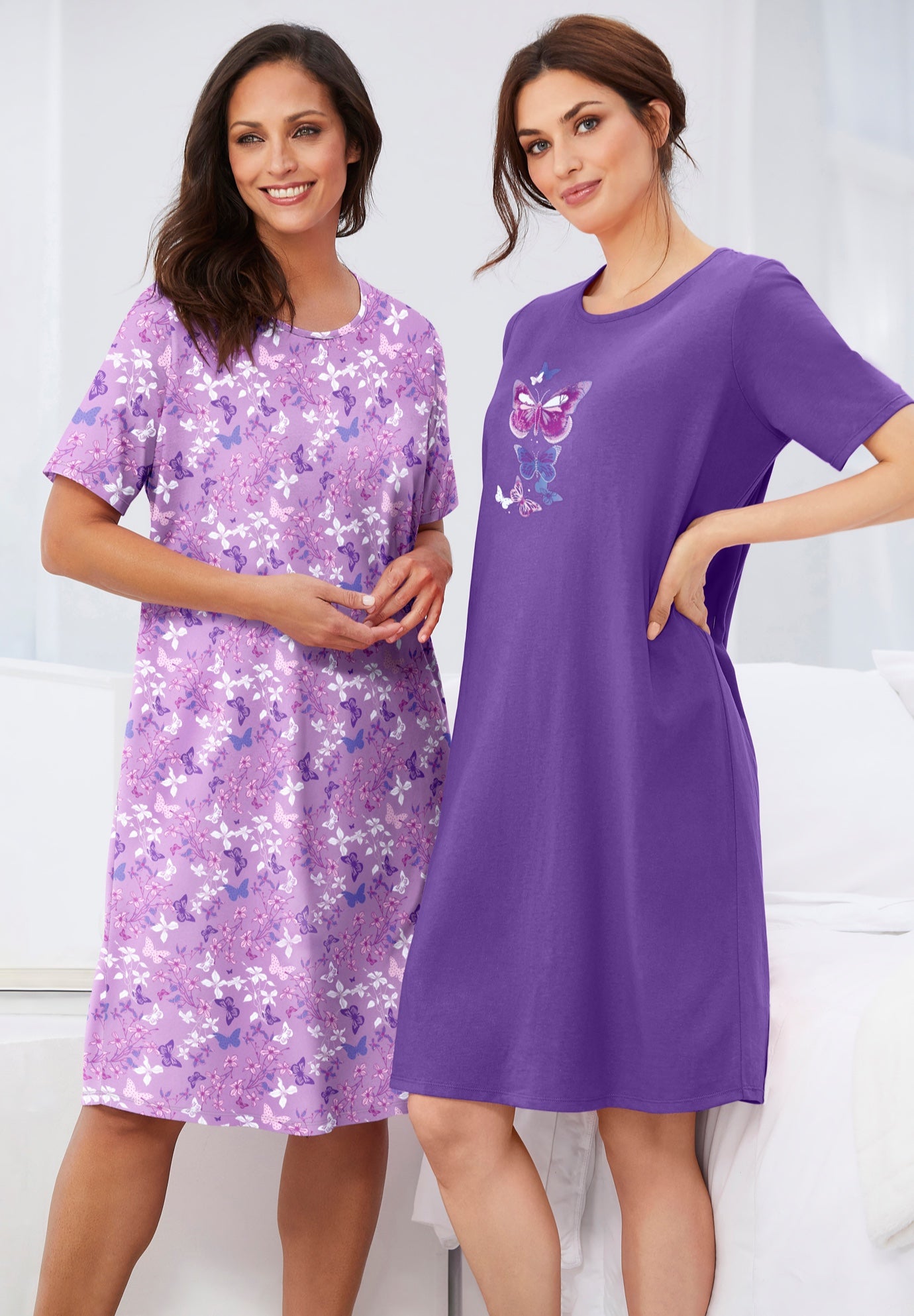 2-Pack Short-Sleeve Sleepshirt image number 6