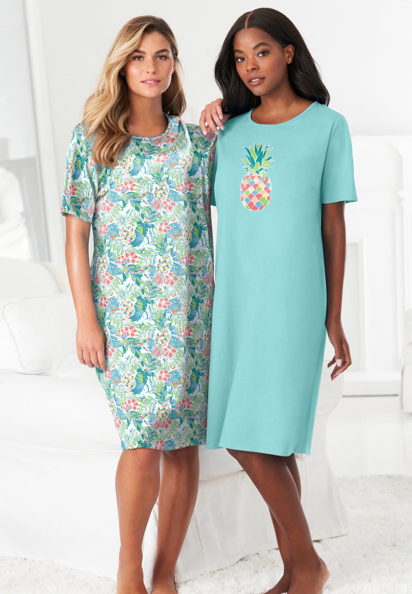 2-Pack Short-Sleeve Sleepshirt image number 8