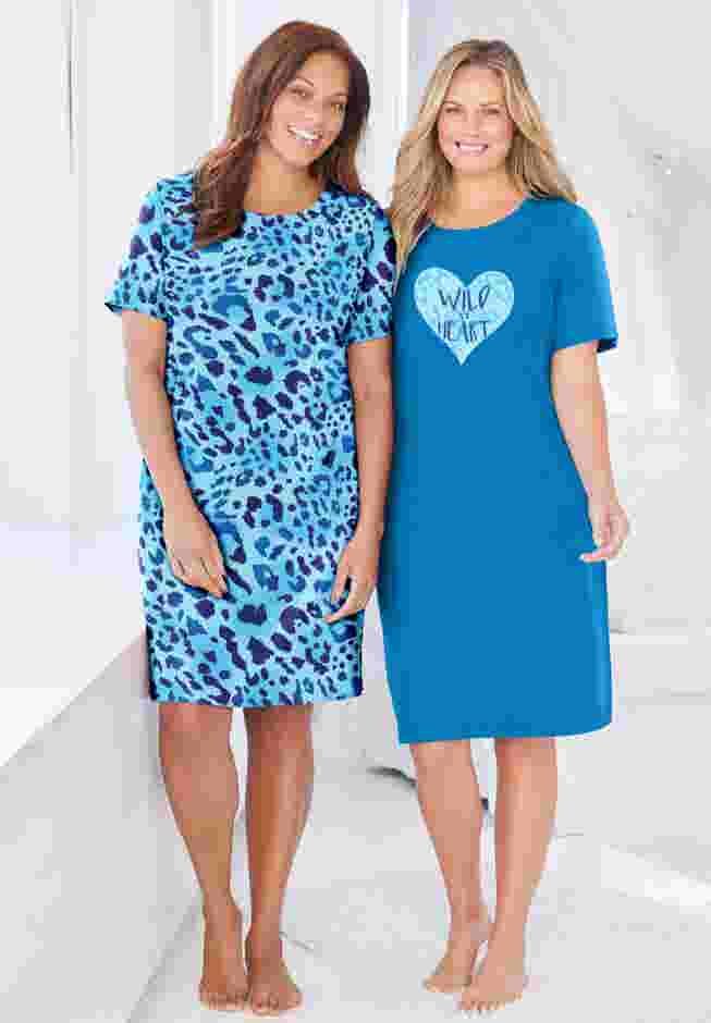 2-Pack Short-Sleeve Sleepshirt image number 7