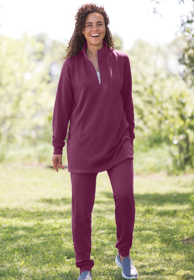 2-piece fleece sweatshirt set image number 2