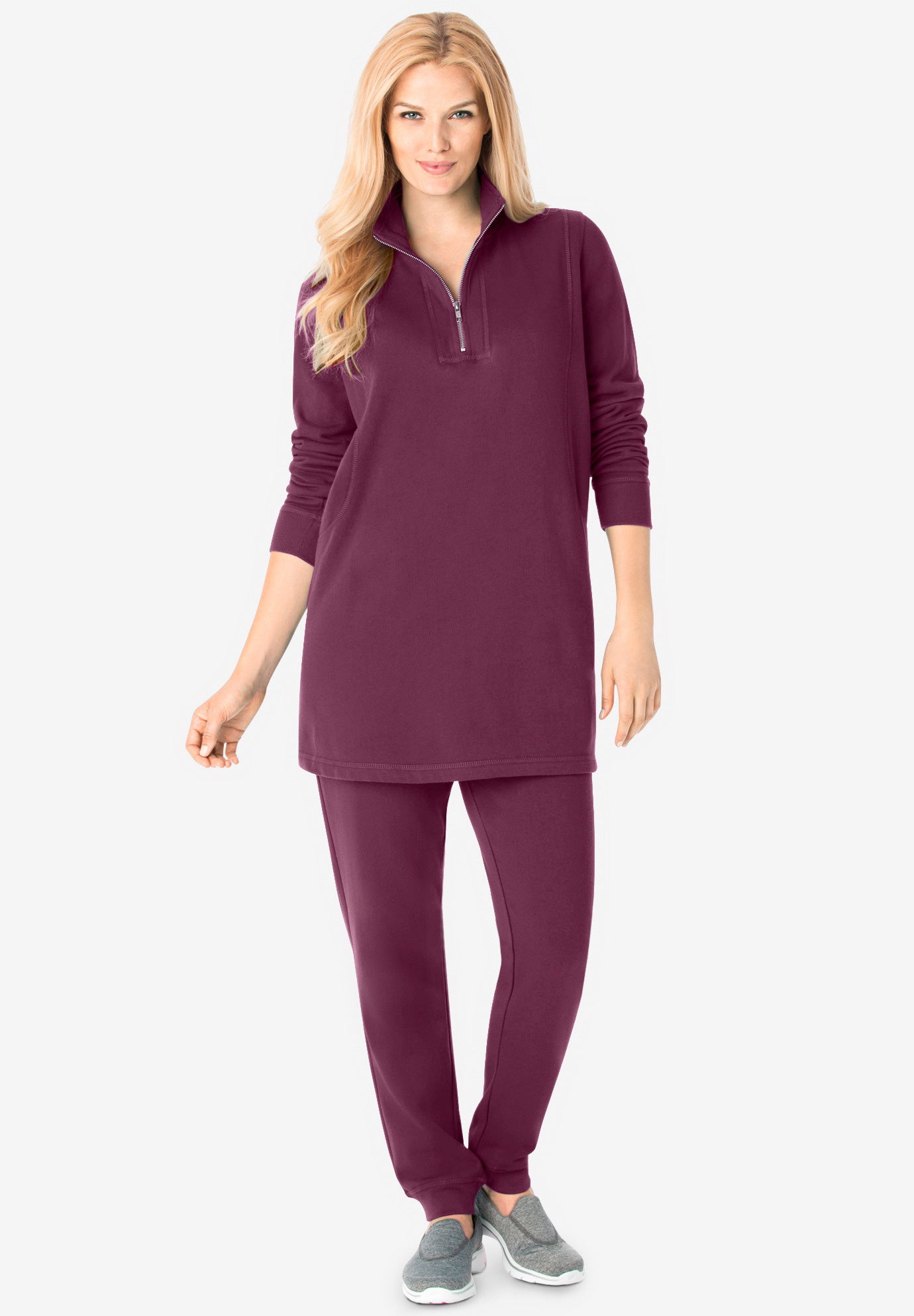 2-piece fleece sweatshirt set image number 0