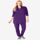 2-piece fleece sweatshirt set image number null