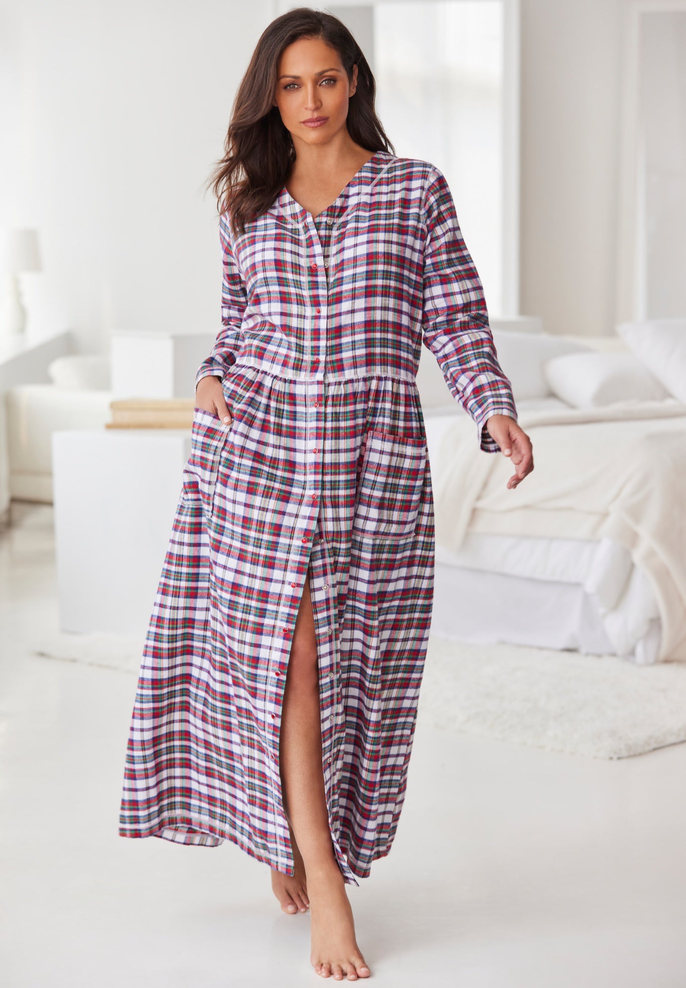 Flannel Plaid Lounger image number 4
