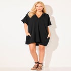 Cotton Gauze V-Neck Cover Up image number null