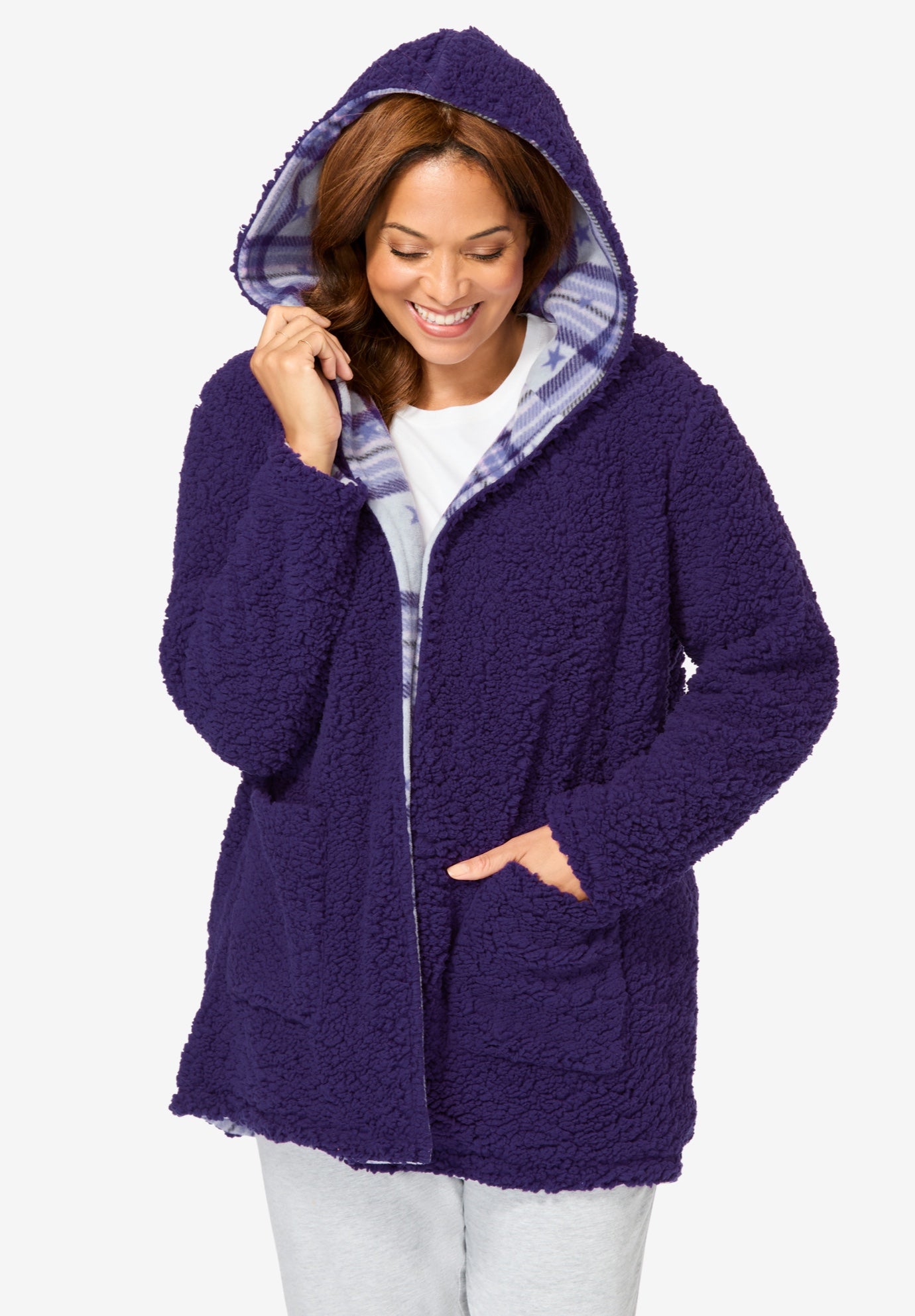 Dreams & Co.&reg; Reversible Bed Jacket image number 3