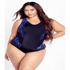 Tia Spliced Print 1 Piece image number null