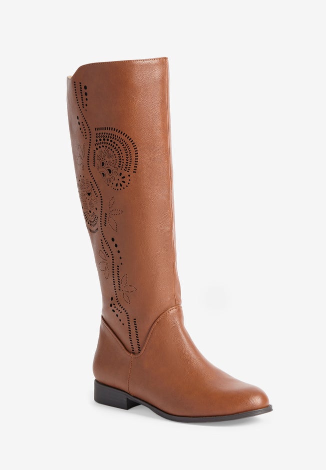 The Lili Tall Wide Calf Boot By Comfortview image number 0