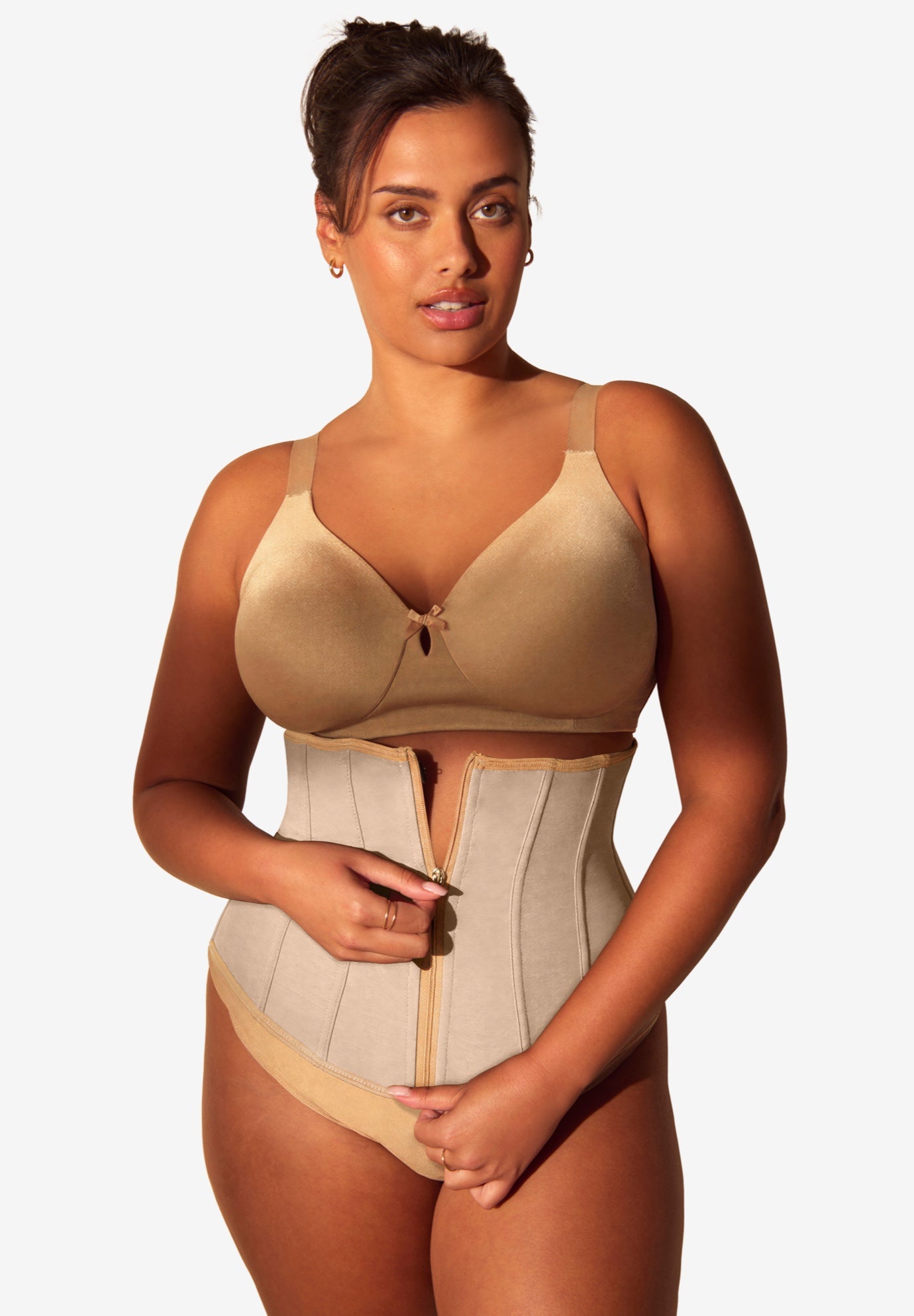 Firm Flex Zip Corset Waist image number 0