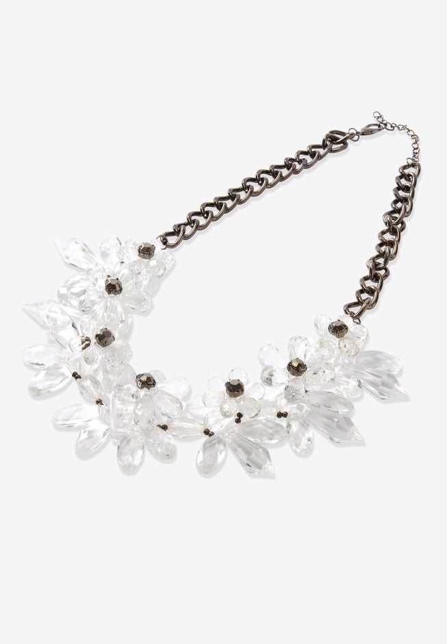 Floral Cluster Necklace image number 1