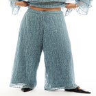 Lace Wide-Leg Pants image number null