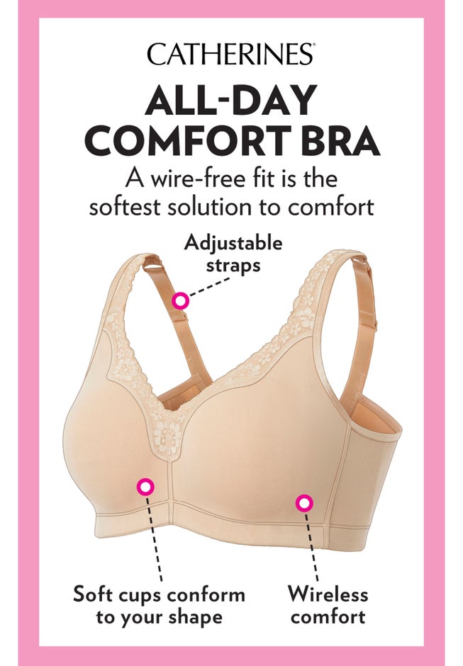 Cotton Comfort Wireless Bra image number 3
