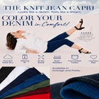 The Knit Jean Capri (With Pockets) image number null