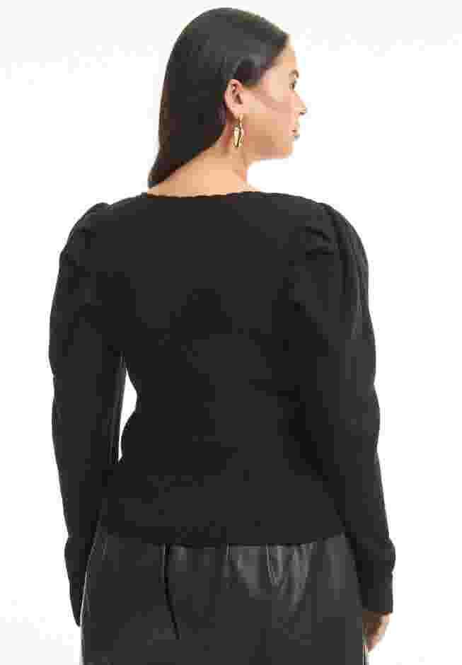 Mutton Sleeve Sweater image number 2